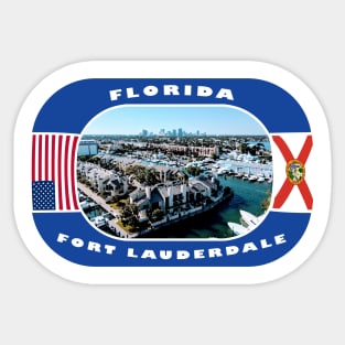 Florida, Fort Lauderdale City, USA Sticker